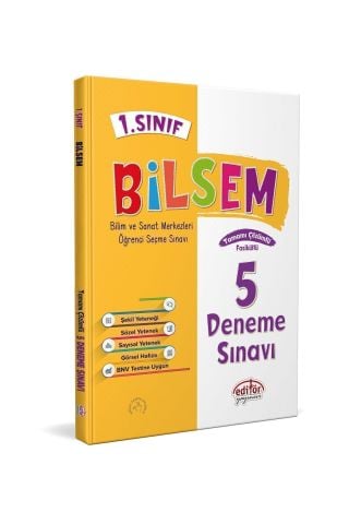 Editör 1. Sınıf Bilsem Hazırlık Kitapları Seti 4 Lü Seti Yeni 2020