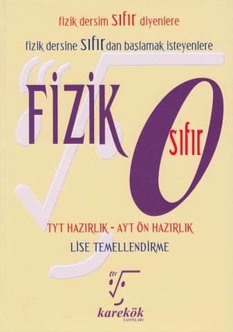 Karekök Yayınları TYT AYT Ön Hazırlık Fizik Sıfır