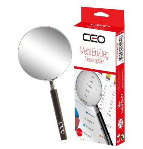 Ceo Metal Büyüteç 90mm BY0005