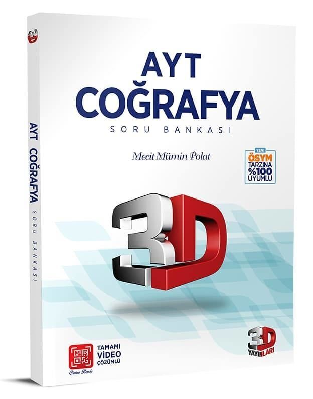3D Yayınları AYT Coğrafya Soru Bankası