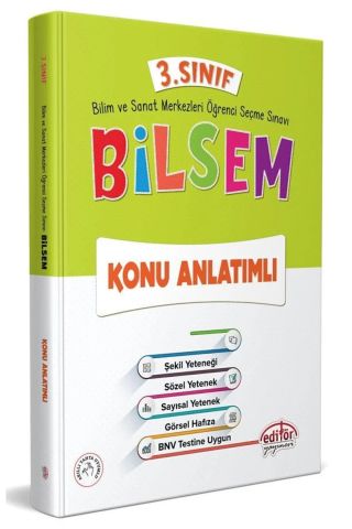 Editör 3.sınıf Bilsem 4lü Set