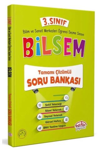 Editör 3.sınıf Bilsem 4lü Set