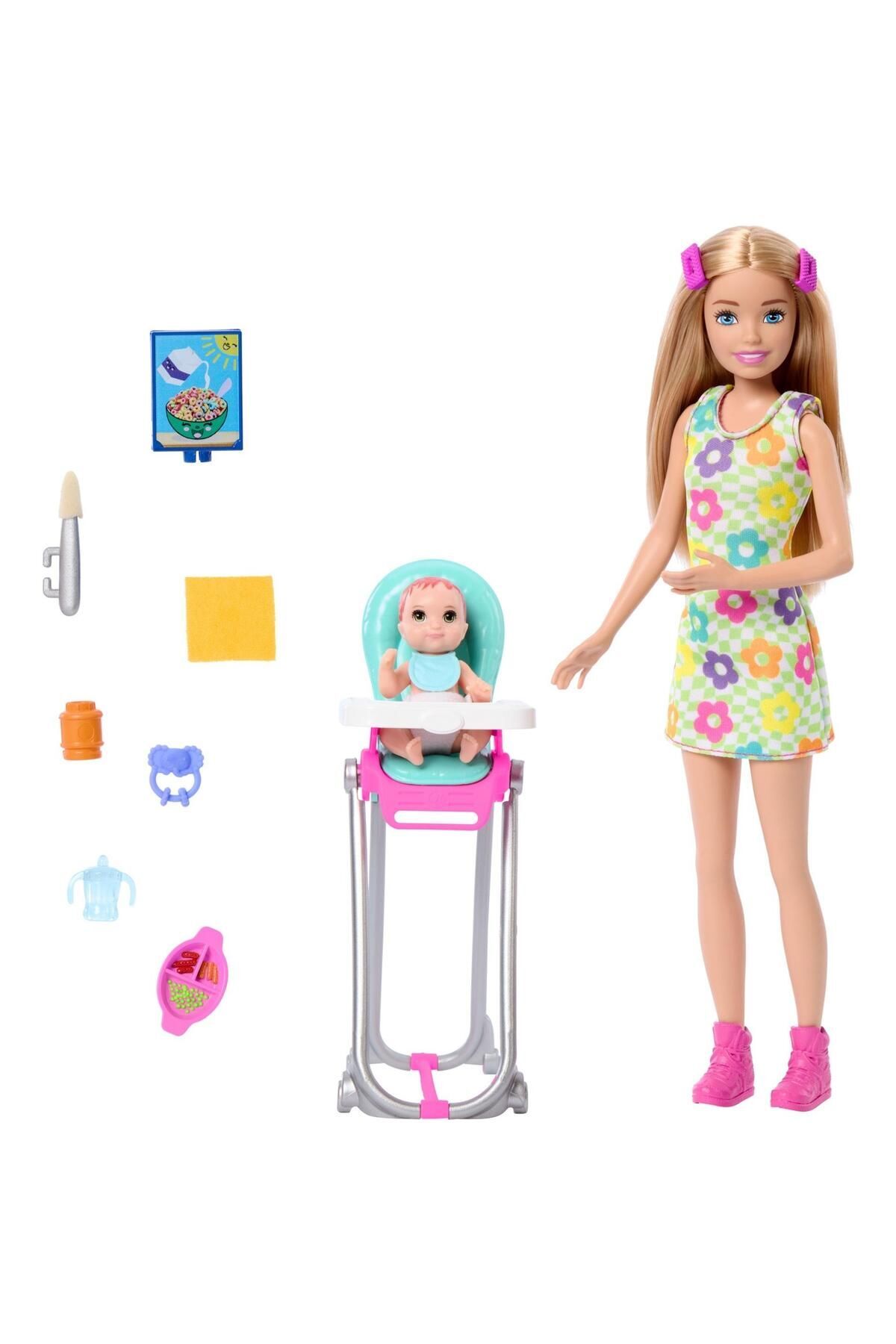 ® Skipper® Bebek Bakıcısı™ Sarı Saçlı Bebek ve Oyun Seti | HTK35