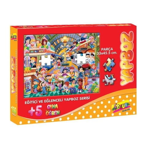 Keskin Color 33x45.5cm Tren İstanyonu 150 Parça Puzzle
