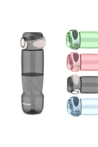 Nozer Sleeve Bpa Içermez Siyah Şeritli 650 Ml Tritan Suluk