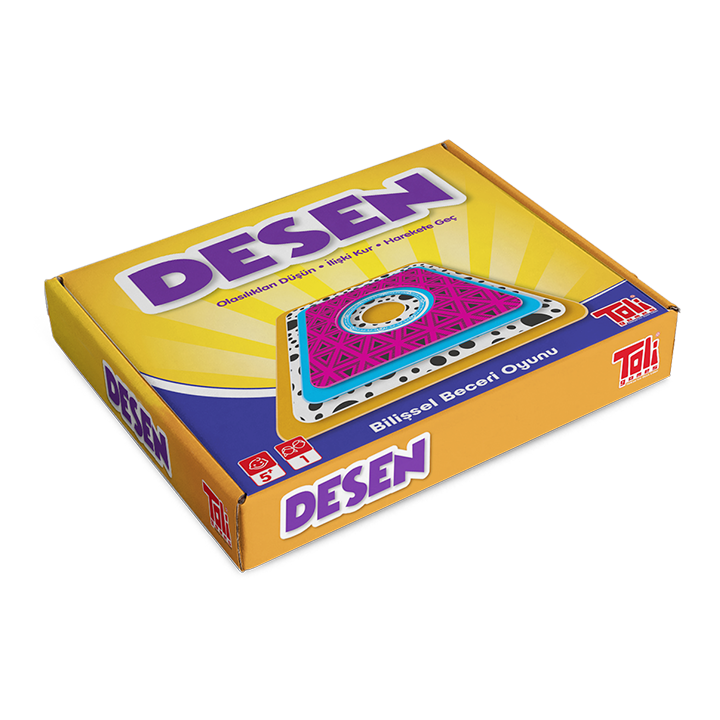 Toli Games Desen Bilişsel Beceri ve Zeka Oyunu
