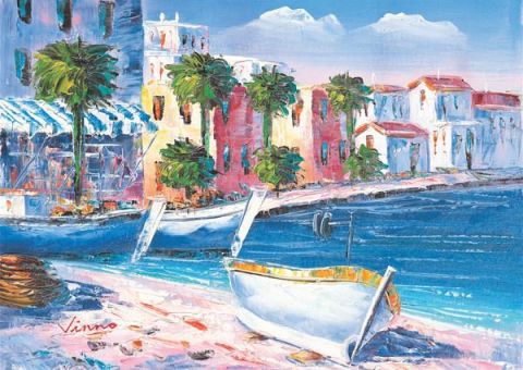 Keskin Color Akdeniz 48x68cm 1000 Parça Puzzle