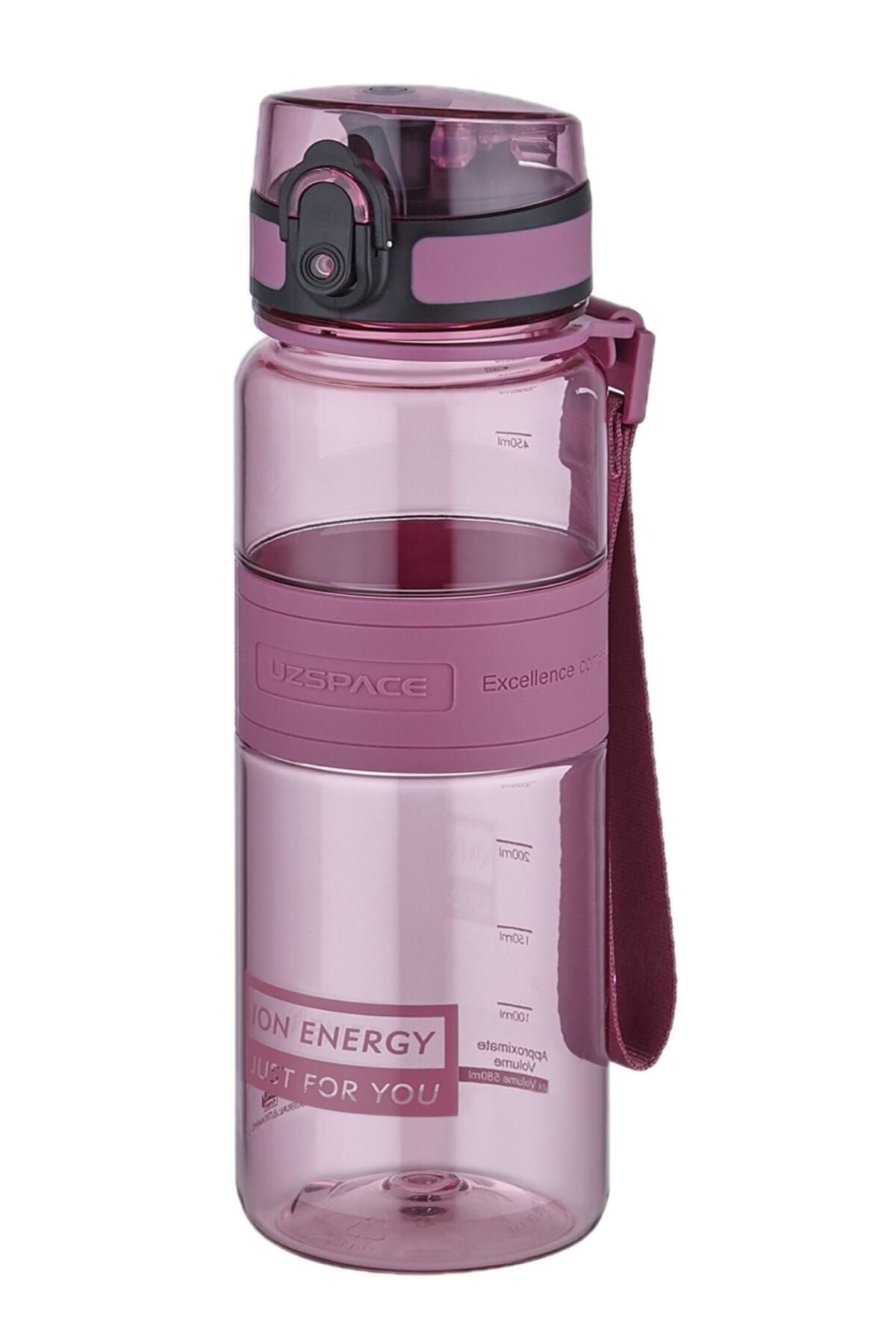Uzspace 5025 Tritan Su Matarası 500 Ml Yenilenen Renkler Pembe
