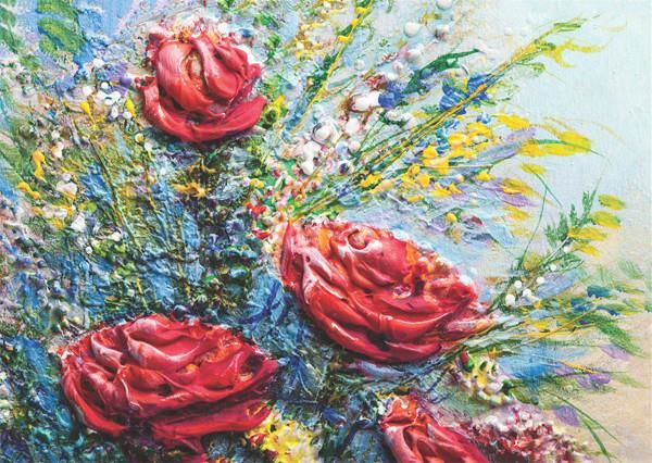 Keskin Color Tablo Gül 48x68cm 1000 Parça Puzzle