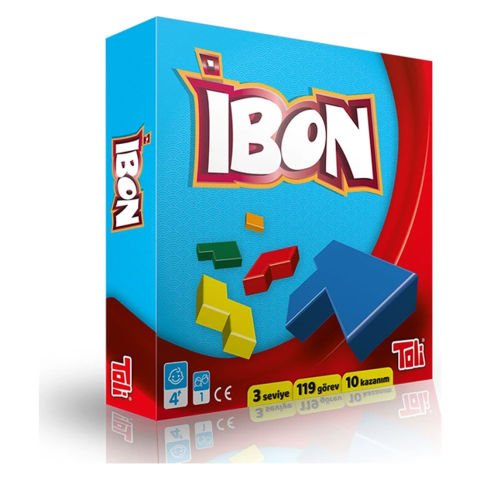 Toli Games Ibon Ahşap Şekil Zeka Oyunu