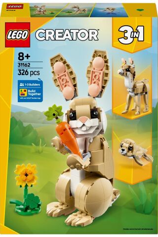 ® Creator 3’ü 1 Arada Sevimli Tavşan 31162 - 8+ Yaratıcı Oyuncak Yapım Seti (326 Parça)