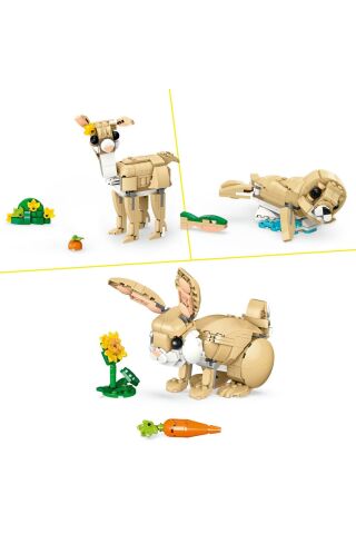 ® Creator 3’ü 1 Arada Sevimli Tavşan 31162 - 8+ Yaratıcı Oyuncak Yapım Seti (326 Parça)