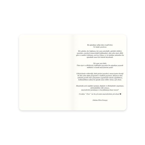 Keskin Color 14x20cm Astrolojik Günlük Ajanda Sert Kapak