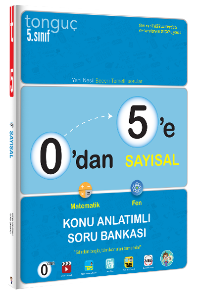 Tonguç Akademi 5. Sınıf 0'dan 5'e Sayısal Konu Anlatımlı Soru Bankası
