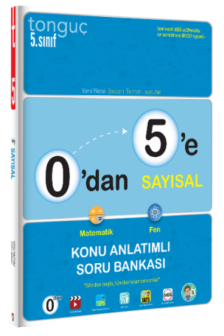 Tonguç Akademi 5. Sınıf 0'dan 5'e Sayısal Konu Anlatımlı Soru Bankası