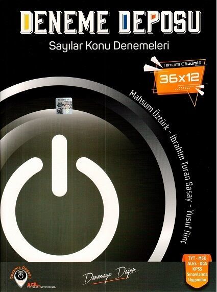 Acil Yayınları TYT Sayılar Deneme Deposu Konu Denemeleri