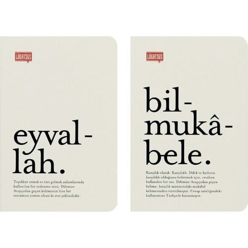 Keskin Color Lugat365 9*13 İkili Cep Defter-Eyvallah&Bilmukabele