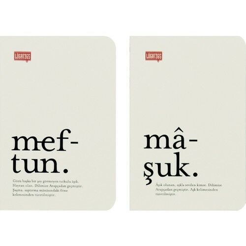 Keskin Color Lugat365 9*13 İkili Cep Defter-Meftun&Manşuk