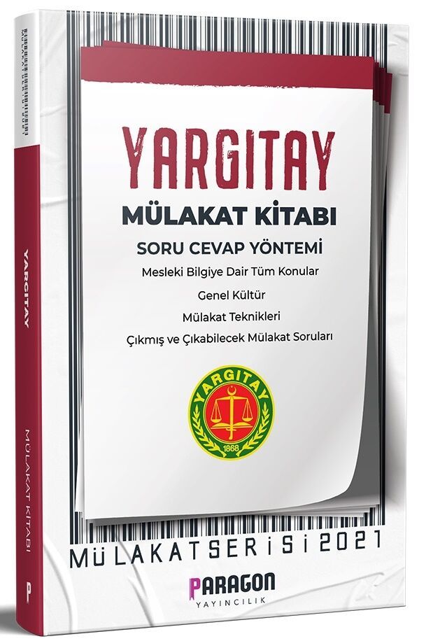 Paragon Yayıncılık Yargıtay Çıkmış Sorularla Mülakat Kitabı