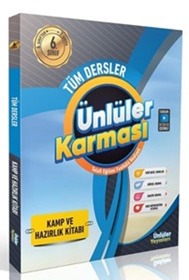 Ünlüler Yayınları Ünlüler Karması 6. Sınıftan 7. Sınıfa Tüm Dersler Kamp ve Hazırlık Kitabı