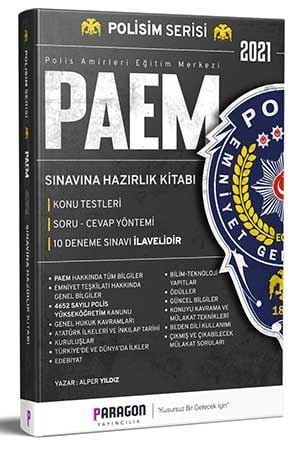 Paragon Yayıncılık2021 PAEM Sınavı Hazırlık Kitabı