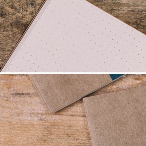 Keskin Color Container QuotesOnKraft A5 32 Yaprak Noktalı Sees It Dikişli Defter