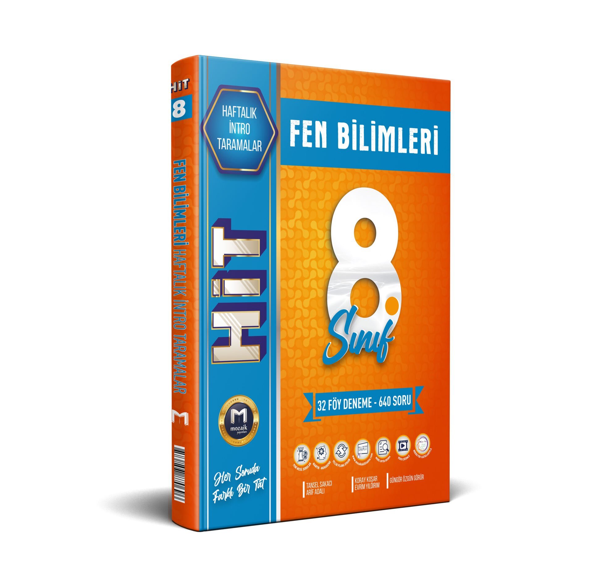 Mozaik Yayınları 8. Sınıf Fen Bilimleri Hıt 32 Deneme
