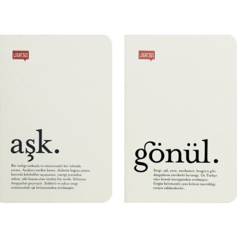 Keskin Color Lugat365 9*13 İkili Cep Defter-Aşk&Gönül