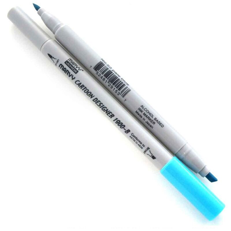 Marvy Uchida Grafi̇k Markör Kalemi̇ Pale Blue No:53