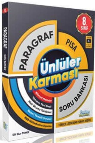 Ünlüler Yayınları Ünlüler Karması 8. Sınıf LGS Paragraf Soru Bankası