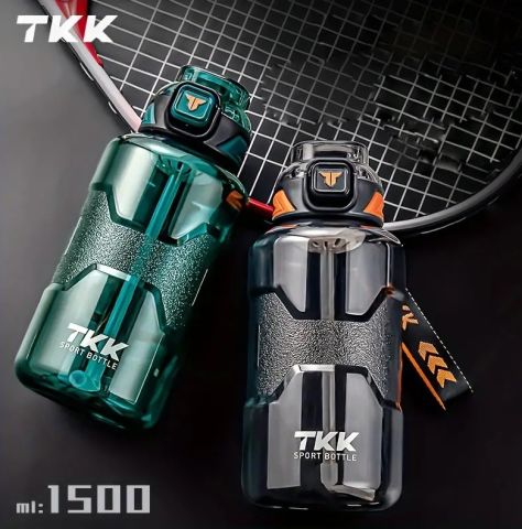 TKK T-1021 Pipetli Filtreli Tritan Matara 1500 ml Beyaz