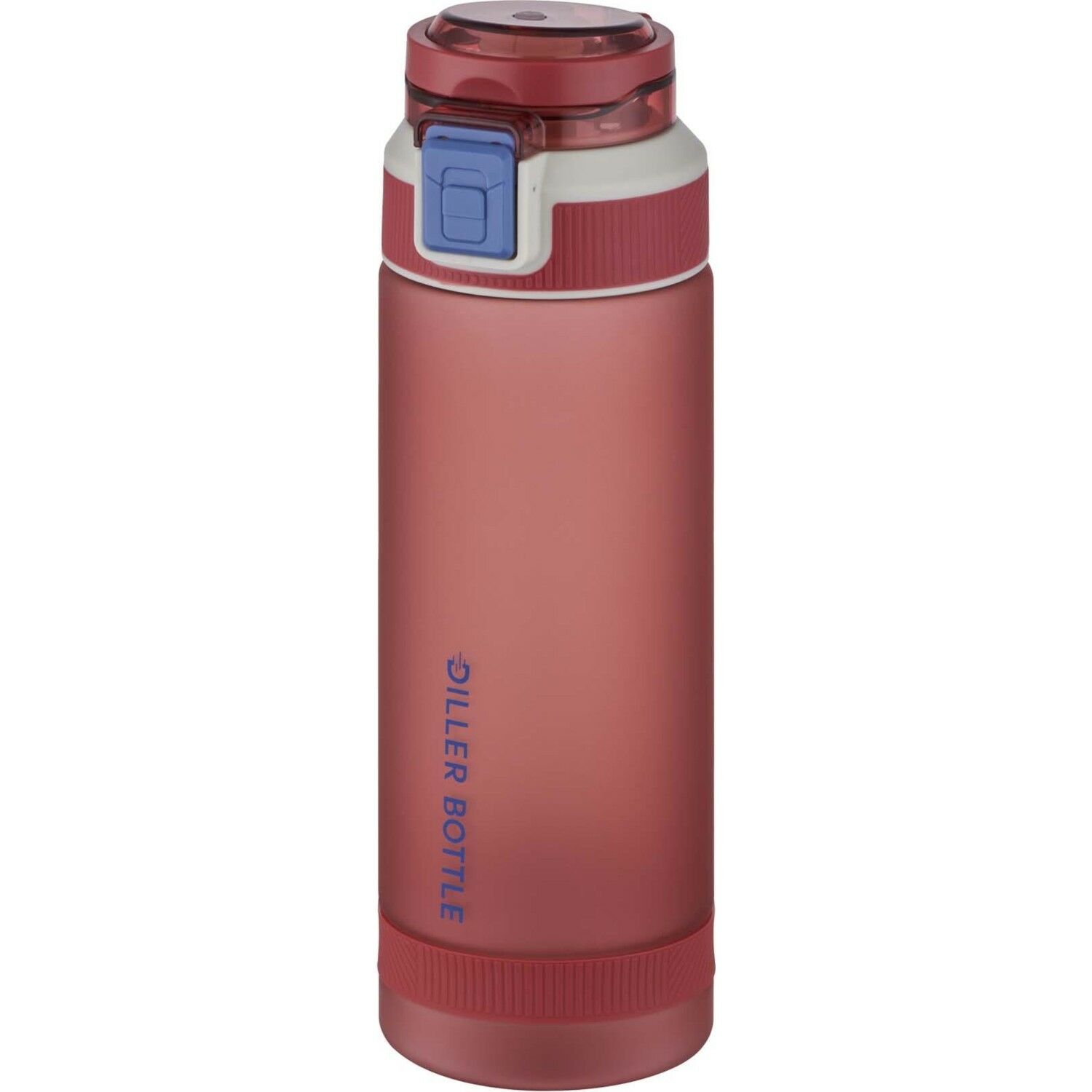 Diller DB016 790ml Kırmızı Rahat Içim -pipetsiz- Taşıma Kulplu Tritan Su Matarası Softtouch