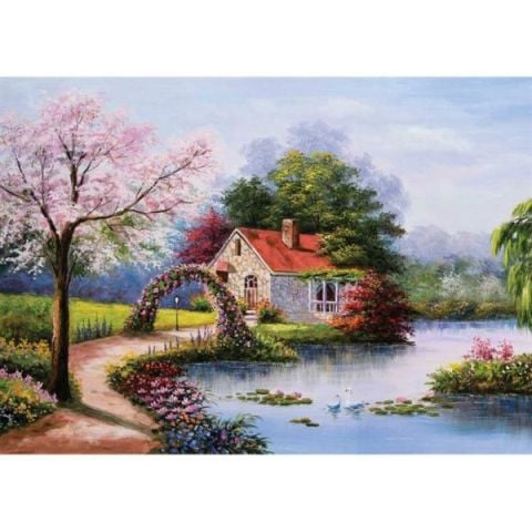 KS Games Lake House 1000 Parça Puzzle11324