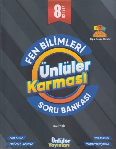 Ünlüler Yayınları Ünlüler Yayınları 8. Sınıf Fen Bilimleri Soru Bankası