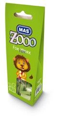 Mas Zooo Karton Pakette Plastik Kaplı Ataş No:3 Yeşil 0606