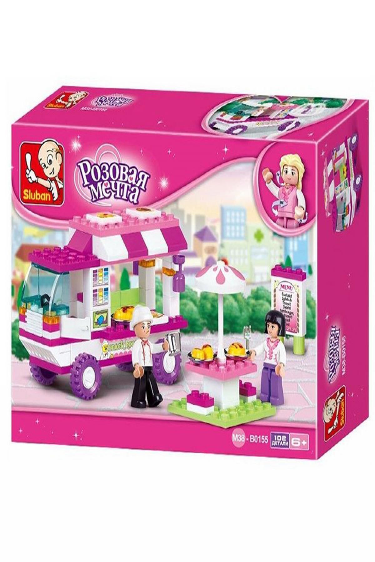 Sluban Girls Dream Yemek Arabası-Hamburger 1016000254000