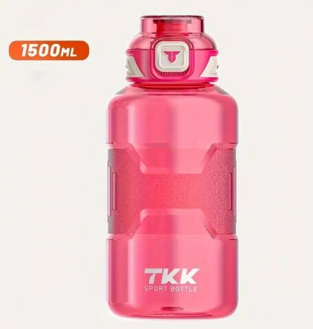 TKK T-1021 Pipetli Filtreli Tritan Matara 1500 ml Kırmızı