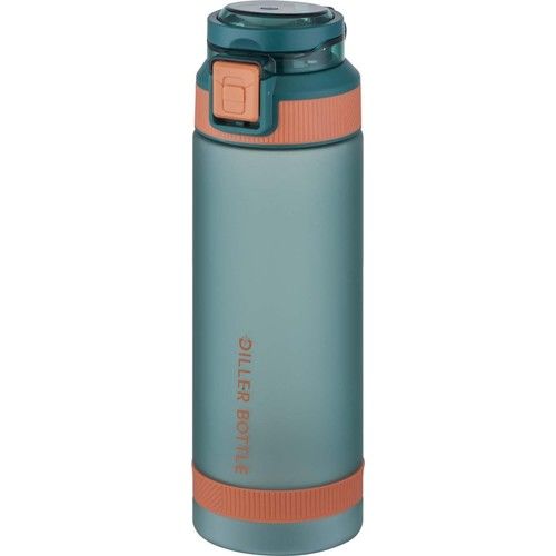 Diller DB016 790ml Yeşil Rahat Içim -Pipetsiz- Taşıma Kulplu Tritan Su Matarası Softtouch