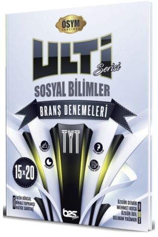 Tyt Sosyal Bilimler Ulti Serisi 15x20 Branş Denemeleri 2023