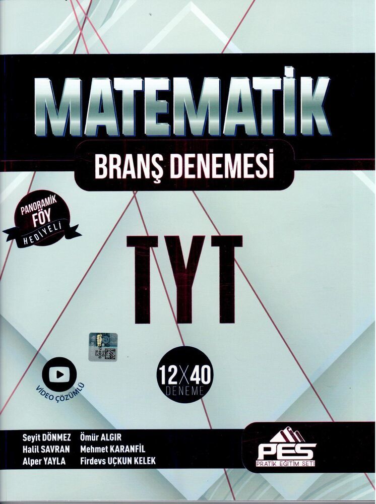 PES Yayınları TYT Matematik 12 x 40 Branş Denemesi