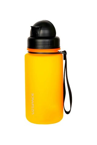 Tritan Pipetli 400ml Su Matarası Turuncu