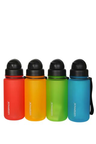 Tritan Pipetli 400ml Su Matarası Turuncu