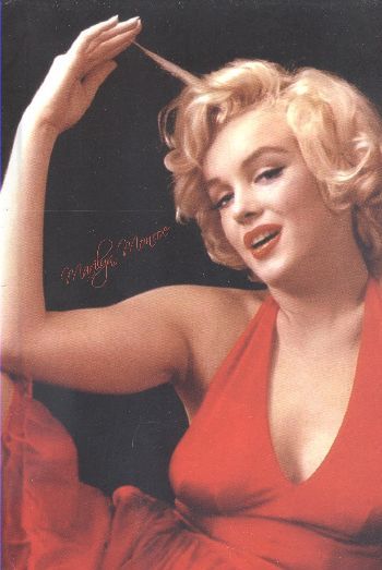 Floria  Marilyn Monroe Kırmızı A6 Sert Kapak Ciltli Defter