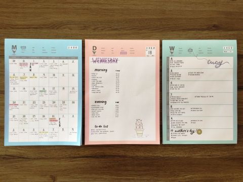 The Container 50 Yaprak 20x28cm Schedule Yourself - Haftalık Plan