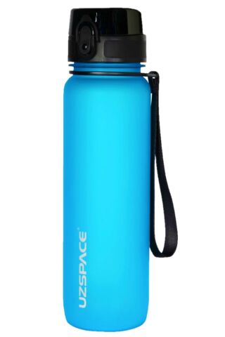 3038 Mavi Büyük Boy 28 cm 1000 ml 1 litre Su Matarası Bpa Koku Sızdırma Yok 3038 Mavi
