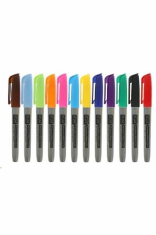 Permanent Markör 12 Renk 615g