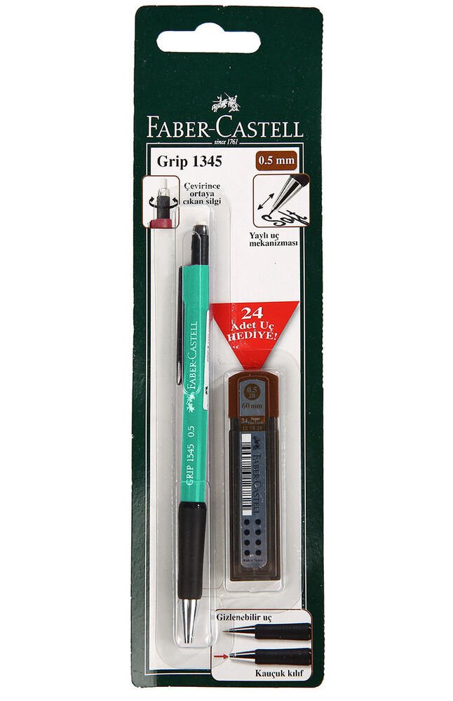 Faber-Castell Gri̇p 1345 0.5 Versati̇l Kalem + 0.5 Uç Hedi̇yeli̇