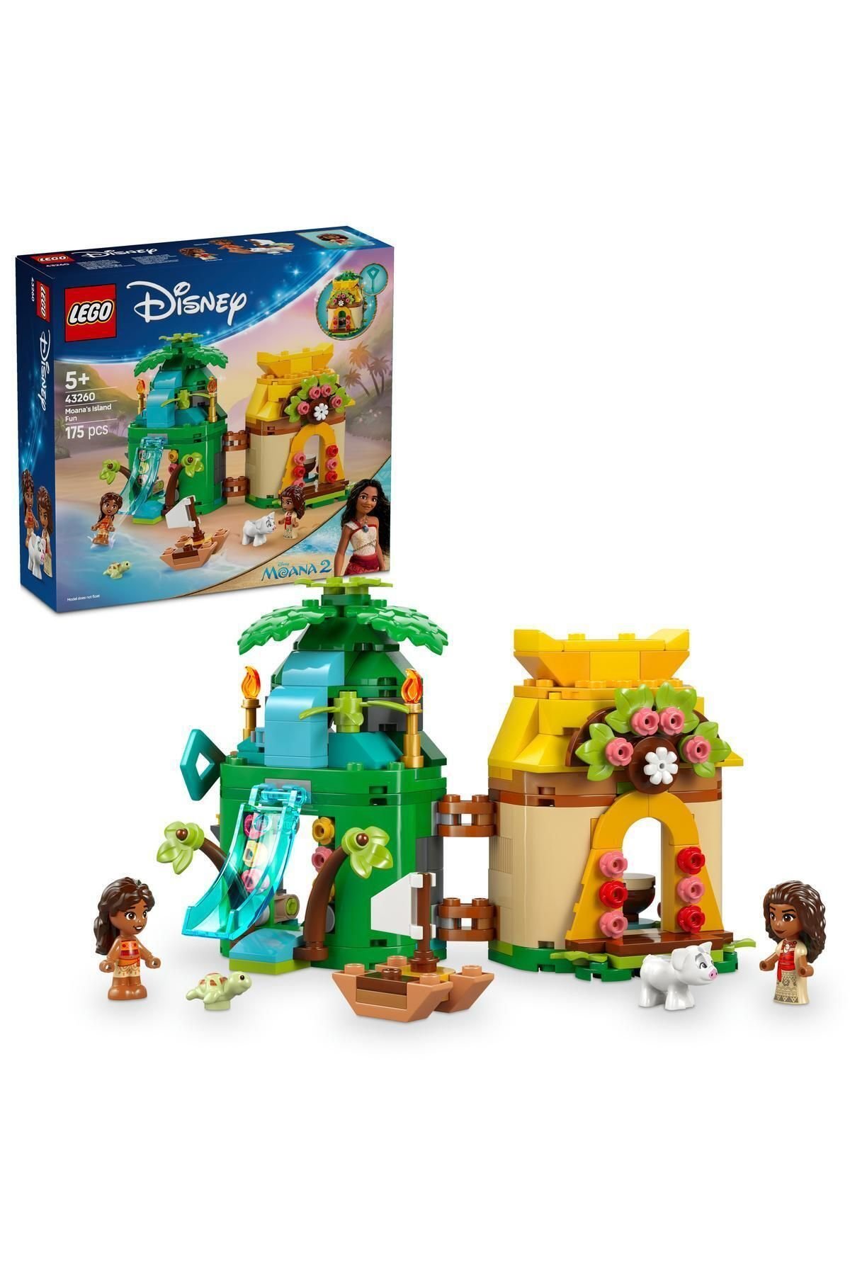 ® │ Disney Moana’nın Ada Eğlencesi 43260 - 5+ Oyuncak Yapım Seti (175 Parça)