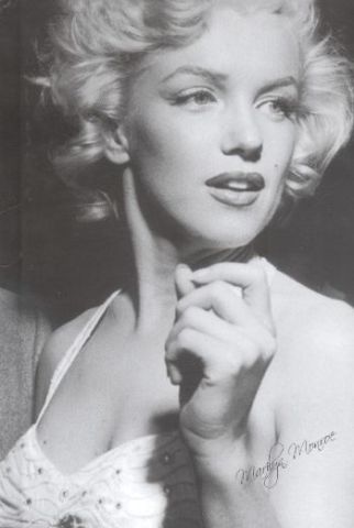 Floria  Marilyn Monroe Siyah A6 Sert Kapak Ciltli Defter