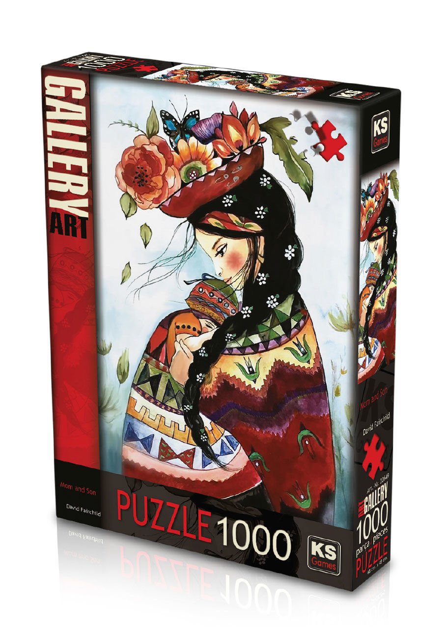 Ks Games Mom And Son 1000 Parça Puzzle